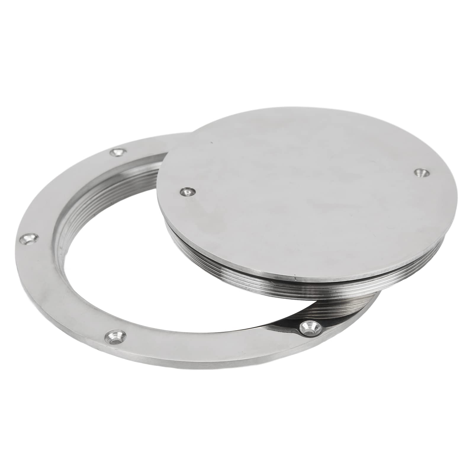**KIMISS 6 Inch 316 Stainless Steel Deck Plate Hatch Cover - Waterproof, Anti-Slip, Mirror Polished for Marine, RV & Boat Applications**    *优化说明：*   - 突出核心关键词（6 Inch, 316 Stainless Steel, Deck Plate Hatch Cover）   - 强调产品特性（Waterproof, Anti-Slip, Mirror Polished）   - 增加使用场景（Marine, RV, Boat）提升搜索相关性