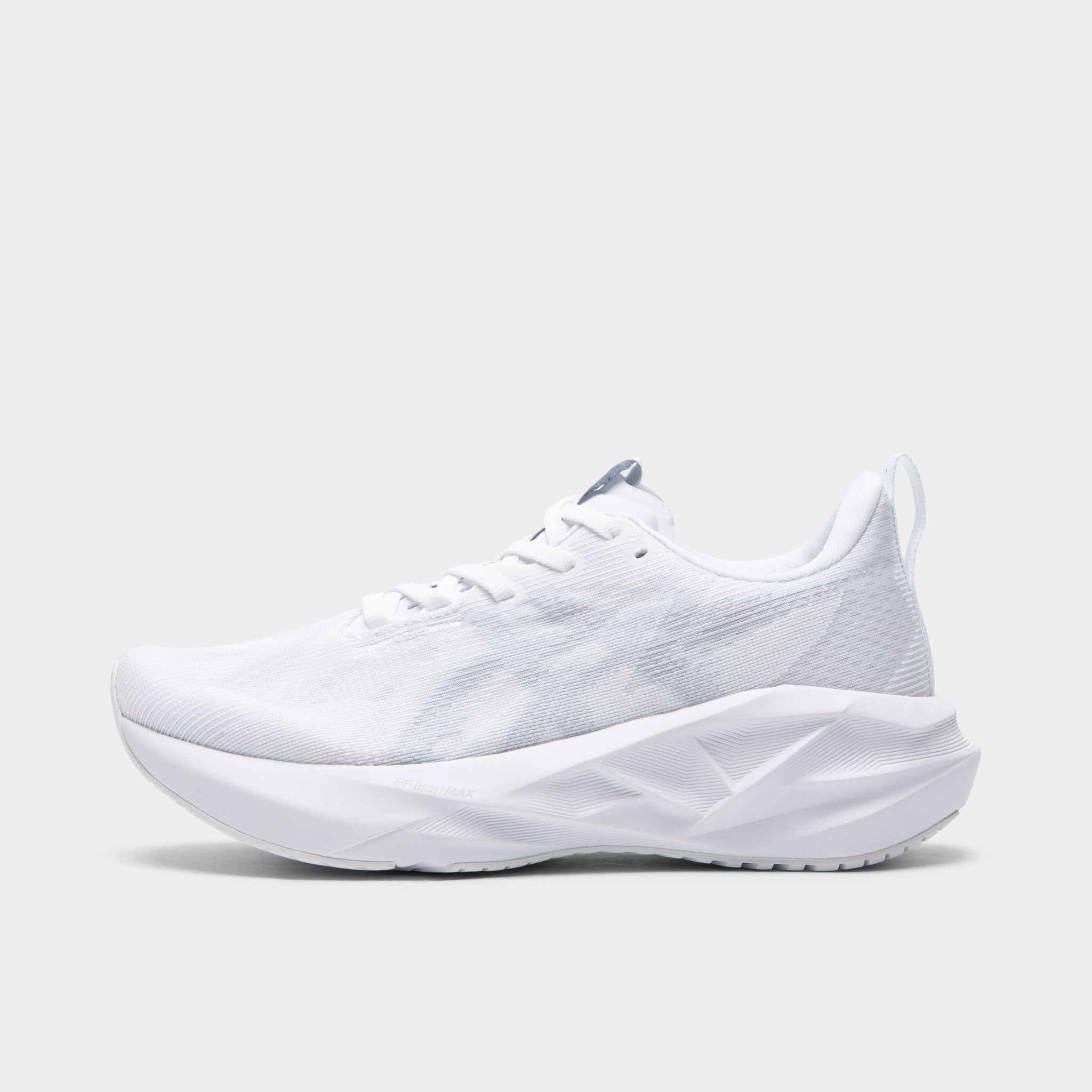 ASICS Women's Novablast 5 Running Shoes - White/Piedmont Grey - Lightweight Cushioned Sneakers for Jogging, Gym Workouts & Everyday Wear