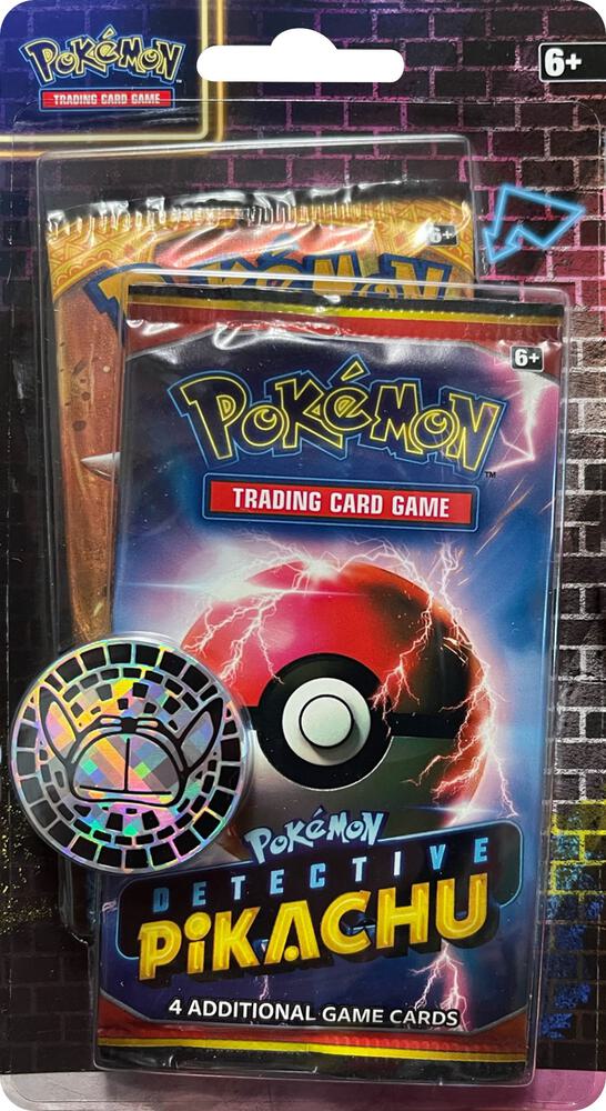 Pokemon Detective Pikachu Two Pack Blister - Exclusive Collectible Trading Cards for Pokemon Fans | Perfect for Gaming, Collecting, and Gift Giving