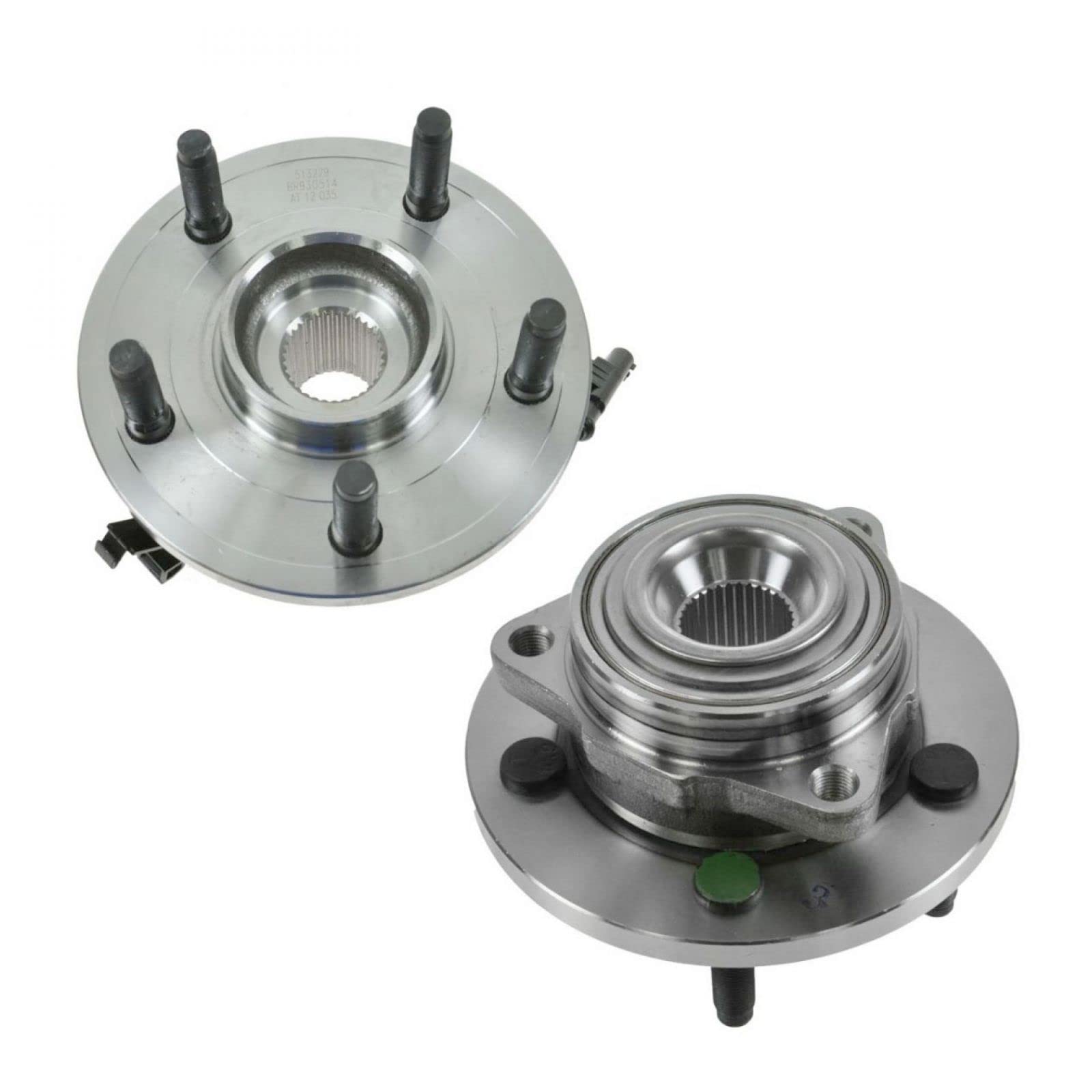 Front Wheel Bearing Hub Assembly Pair for 2005-2011 Dodge Dakota & Mitsubishi Raider Pickup Trucks - Durable Replacement Part for Smooth Ride (Ideal for Off-Roading, Towing & Daily Commuting)