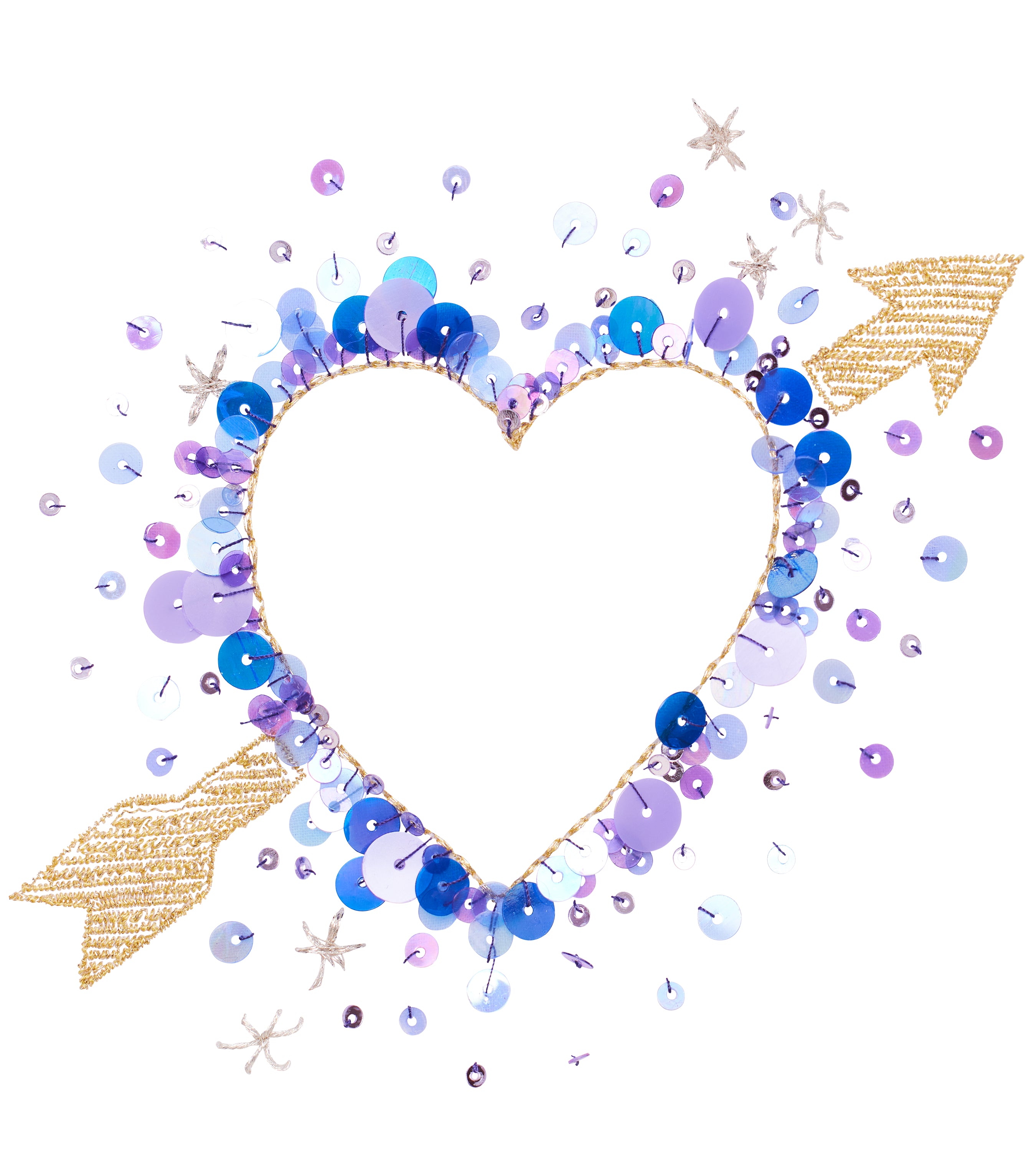 Sparkling Purple Sequin Heart Decor for Valentine's Day, Party, Wedding & Home Decoration - Perfect for DIY Crafts, Gift Wrapping & Photo Backdrops