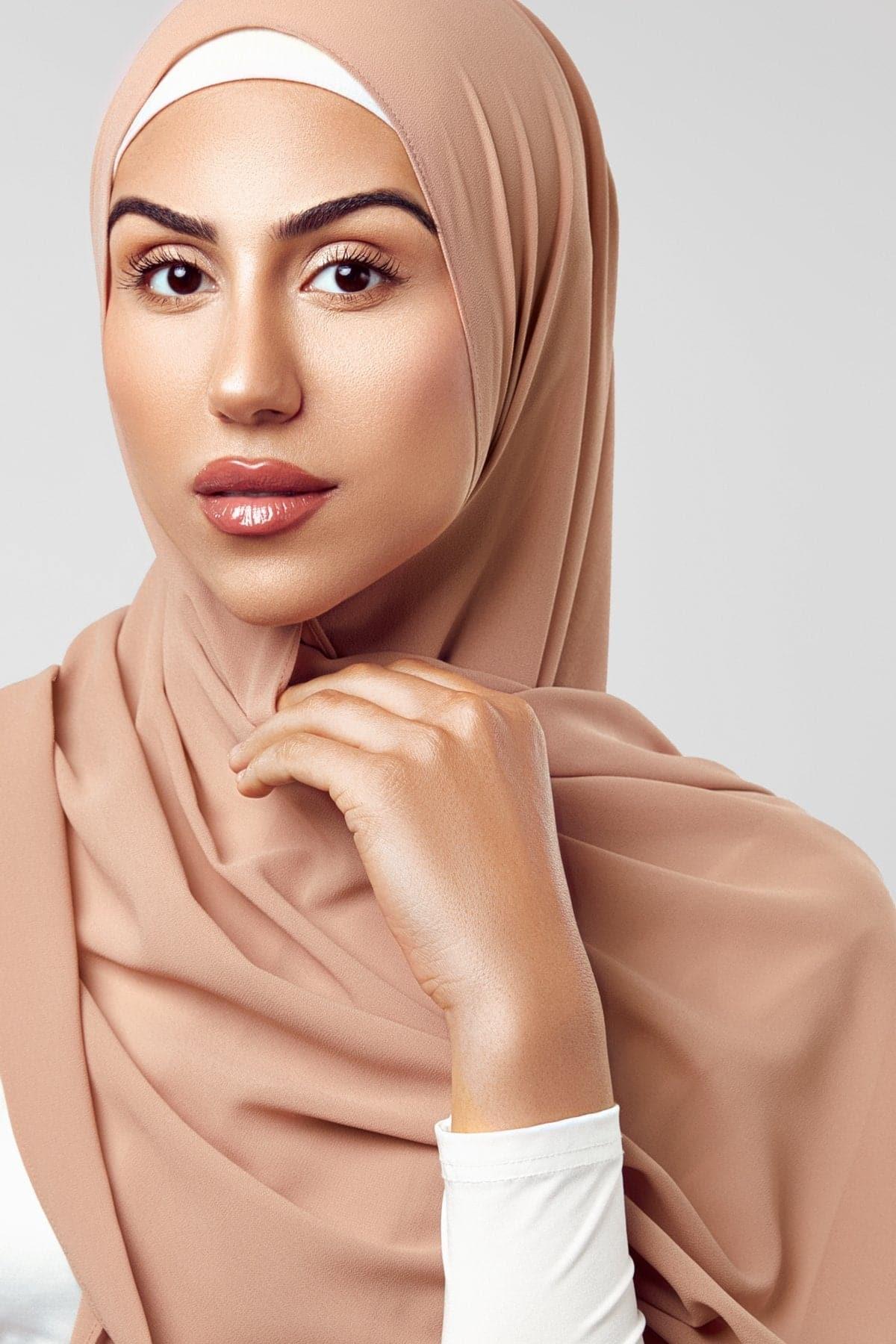Luxury Chiffon Hijab Scarf - Soft & Lightweight for Women - Perfect for Daily Wear, Prayer, and Special Occasions