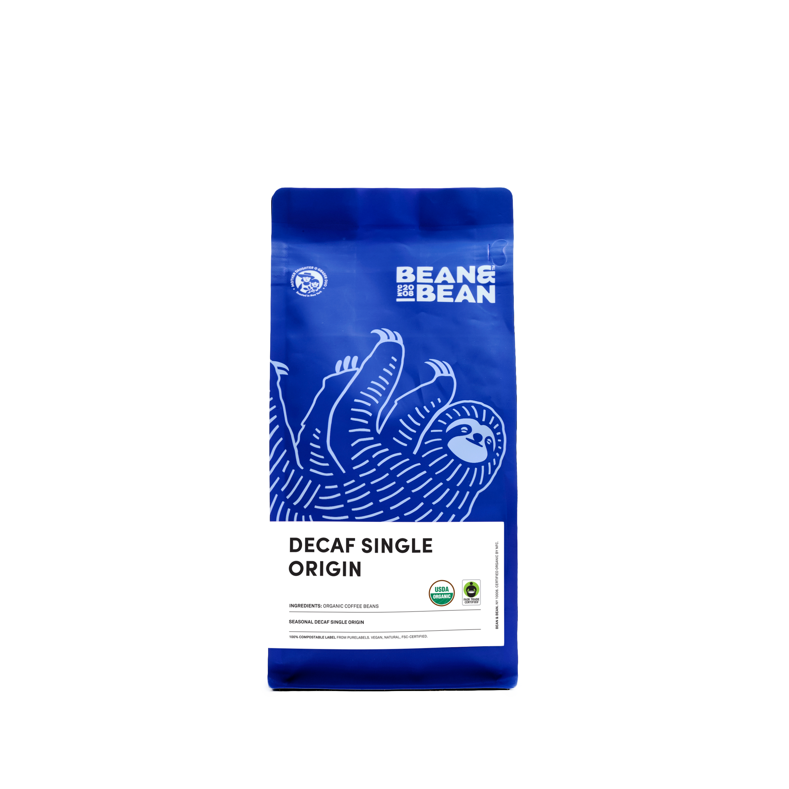 Organic Mexico MWP Decaf Coffee Beans - Premium Swiss Water Process Decaffeinated Coffee for Home Brewing & Office Use
