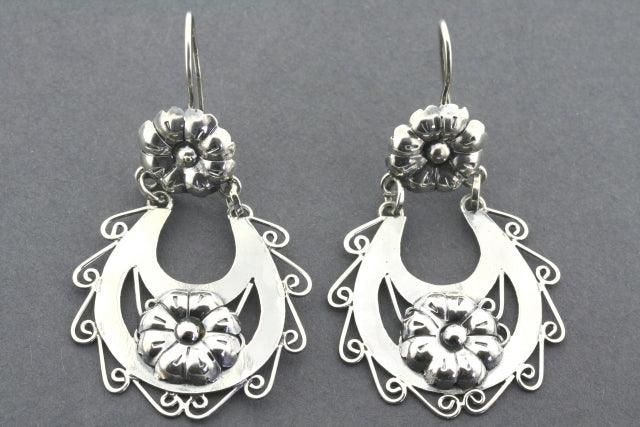 Sterling Silver Frida Earrings - Elegant Handmade Jewelry for Women | Perfect for Parties, Weddings & Everyday Wear