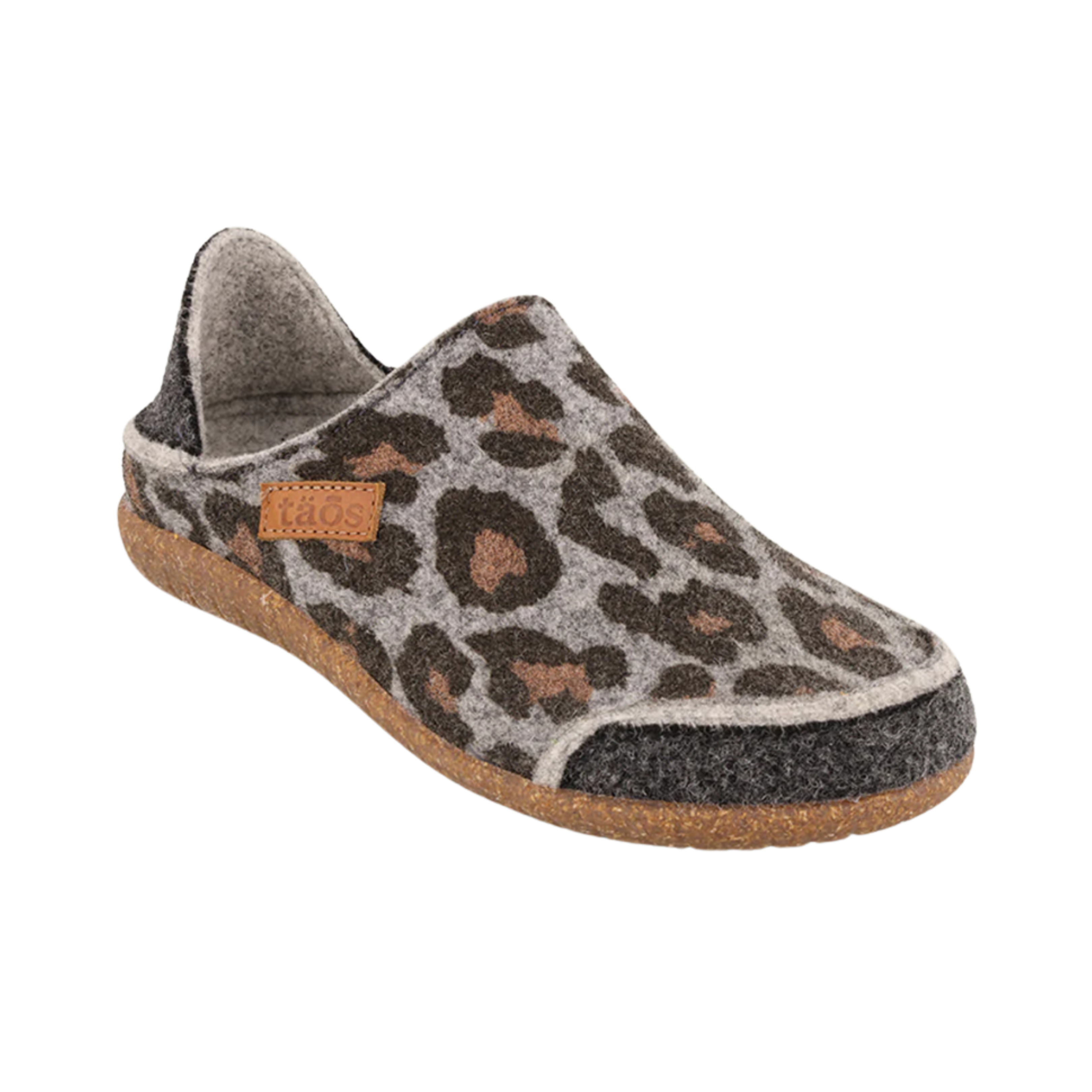 Women's Convertawool Charcoal Leopard Wool Scarf - Warm Winter Fashion Accessory for Office, Travel & Outdoor Activities