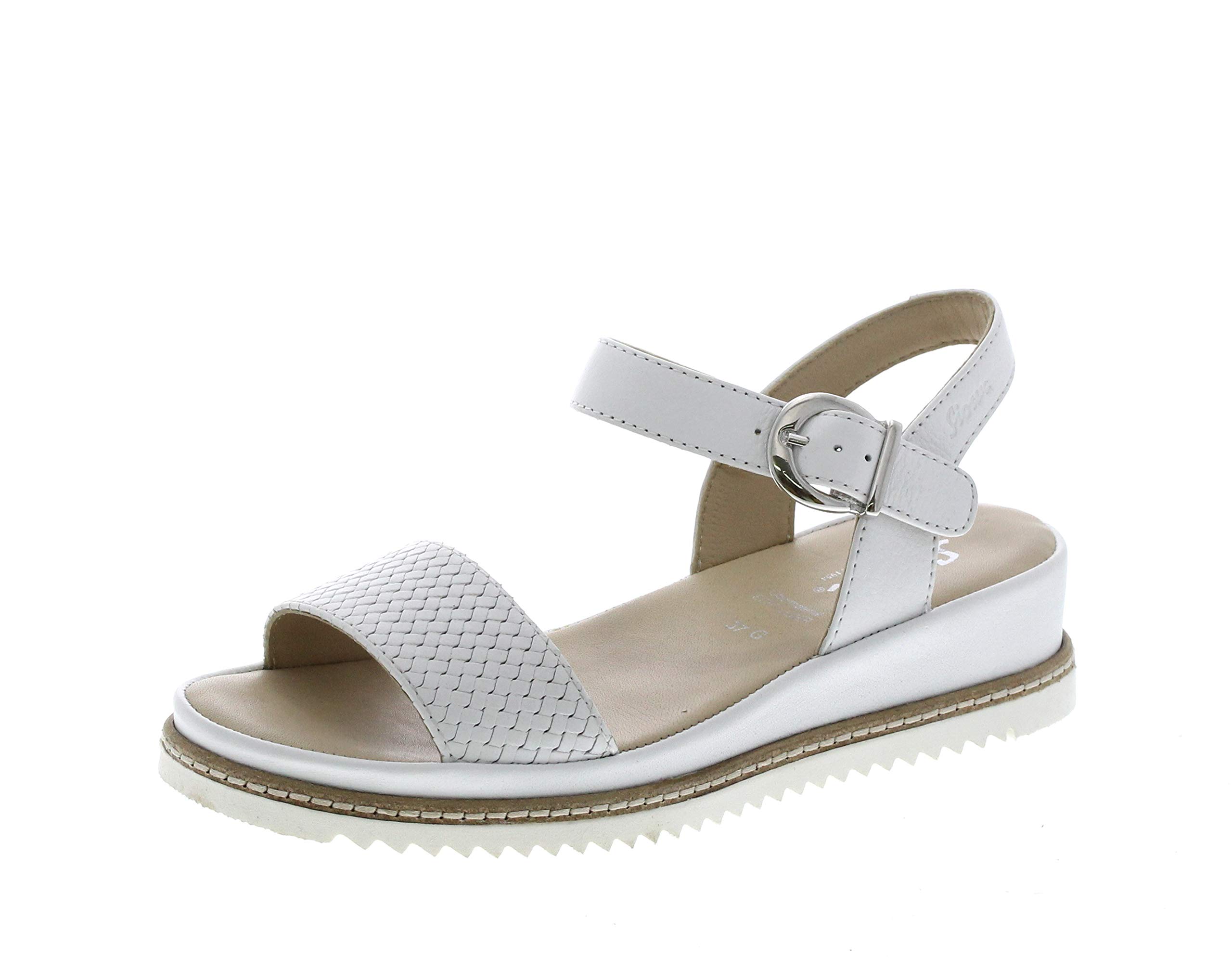Sioux Women's Comfortable Heeled Sandals - Stylish Flat Summer Sandals for Women | Perfect for Beach, Vacation & Casual Outings