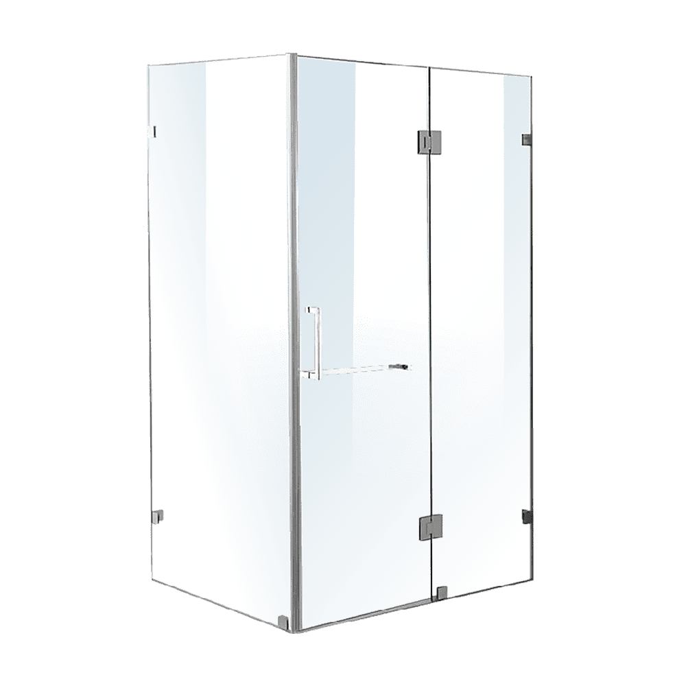 Frameless 10mm Glass Shower Screen 1200 x 800mm - Della Francesca - Modern Bathroom Upgrade for Walk-In Showers & Spa-Like Experience