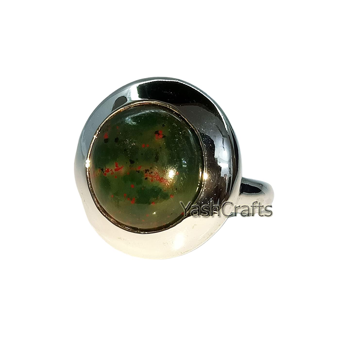 925 Sterling Silver Bloodstone Ring for Women | Genuine Natural Bloodstone Jewelry | Elegant Red Gemstone Silver Ring | Gift for Mom, Wife, Sister | Perfect for Everyday Wear, Special Occasions & Healing Crystal Therapy