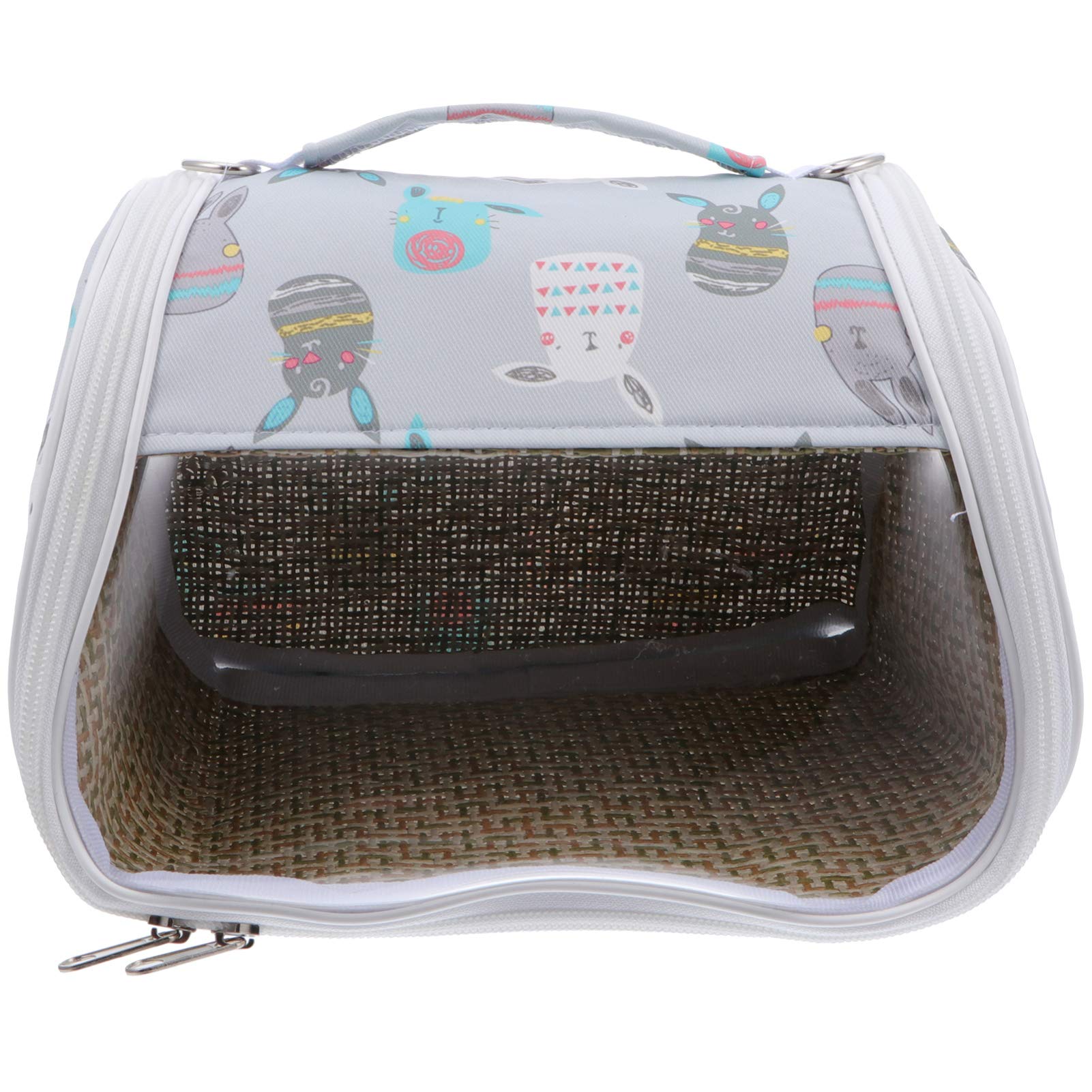 Balacoo Breathable Hamster Carrier Bag with Adjustable Strap - Portable Small Animal Travel Cage for Outdoor Adventures, Vet Visits & Daily Playtime