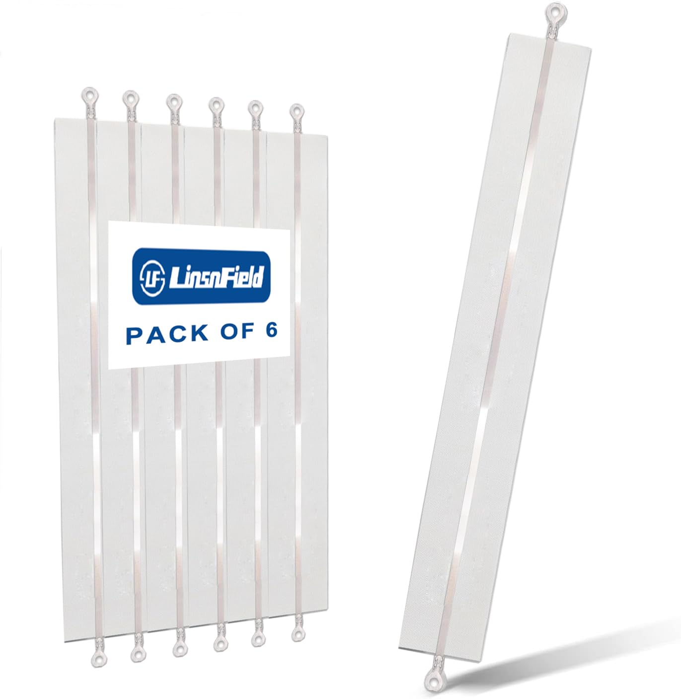 LinsnField 12 Inch Impulse Sealer Repair Kit - PTFE & Heat Seal Strips, 5mm Sealing Width, Pack of 6 - Perfect for Packaging, Food Sealing & Industrial Use