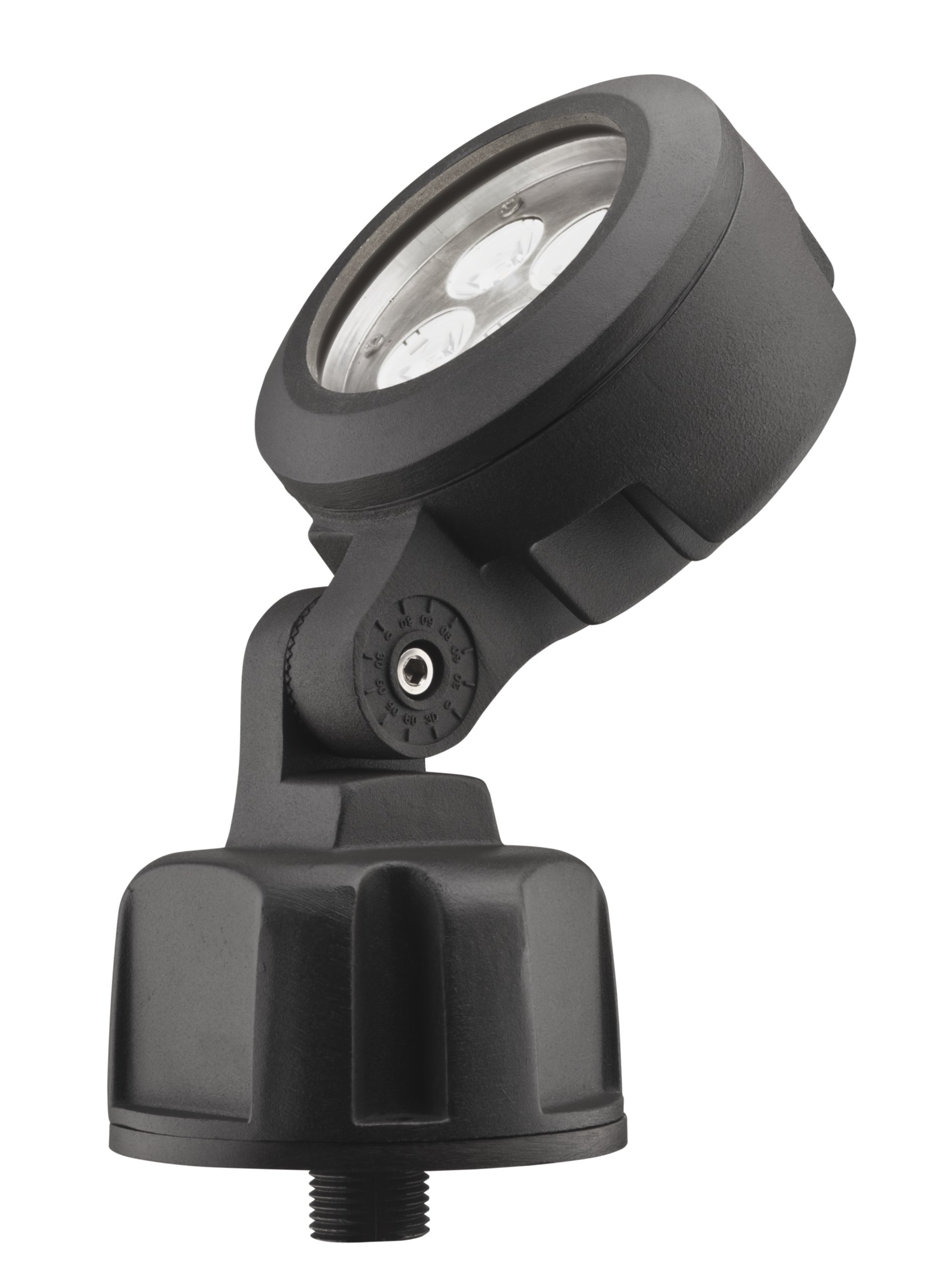 Lithonia Lighting OLBS 8 50K DDB M6 Outdoor LED Bullet Spotlight - 8-Inch, 5000K Daylight White, Black Bronze Finish - Perfect for Landscape Lighting, Security Lights, and Architectural Accents