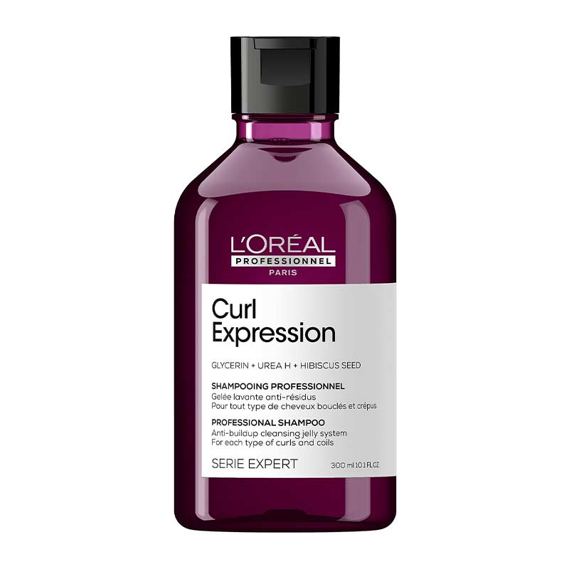 L'Oréal Professionnel Curl Expression Clarifying & Anti-Build Up Shampoo for Curly & Coily Hair - Gentle Cleansing for Defined Curls & Scalp Refresh | Perfect for Daily Use & Curly Hair Care Routine