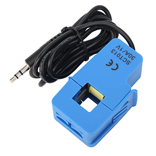 FTVOGUE SCT013-030 30A Split Core Current Sensor Transformer Clamp - ABS Housing, High Accuracy Current Measurement for Home & Industrial Electrical Monitoring