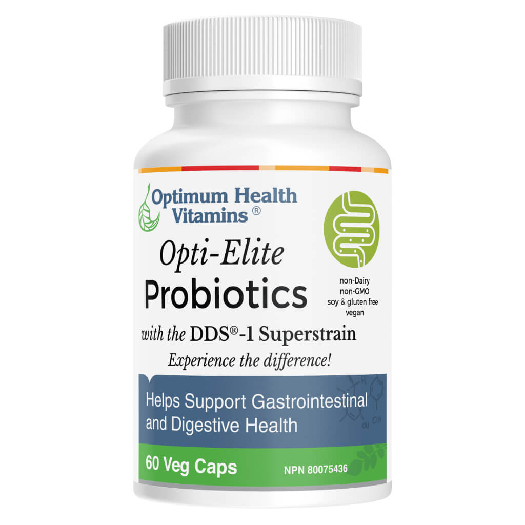 Opti Elite Probiotics 15 Billion CFU - High Potency Digestive & Immune Support Supplement for Men & Women - Supports Gut Health, Bloating Relief & Immunity Boost - Daily Use for Optimal Wellness