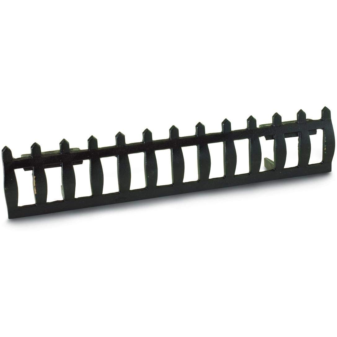 Peterson Real Fyre 30-Inch Cast Iron Fireplace Fender - Durable Hearth Protection for Traditional & Modern Homes