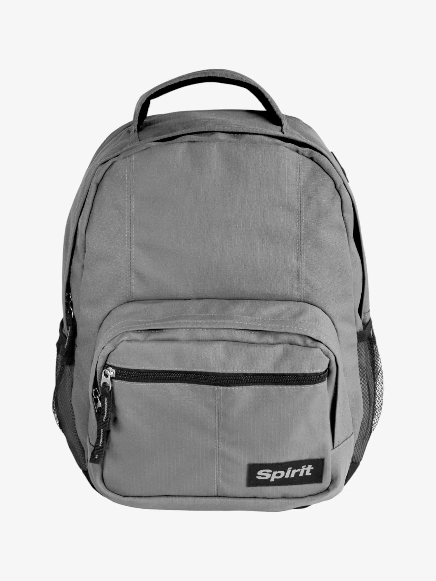 Spirit School Light Gray Backpack for Teens & Students - Durable School Bag for High School, College & Everyday Use