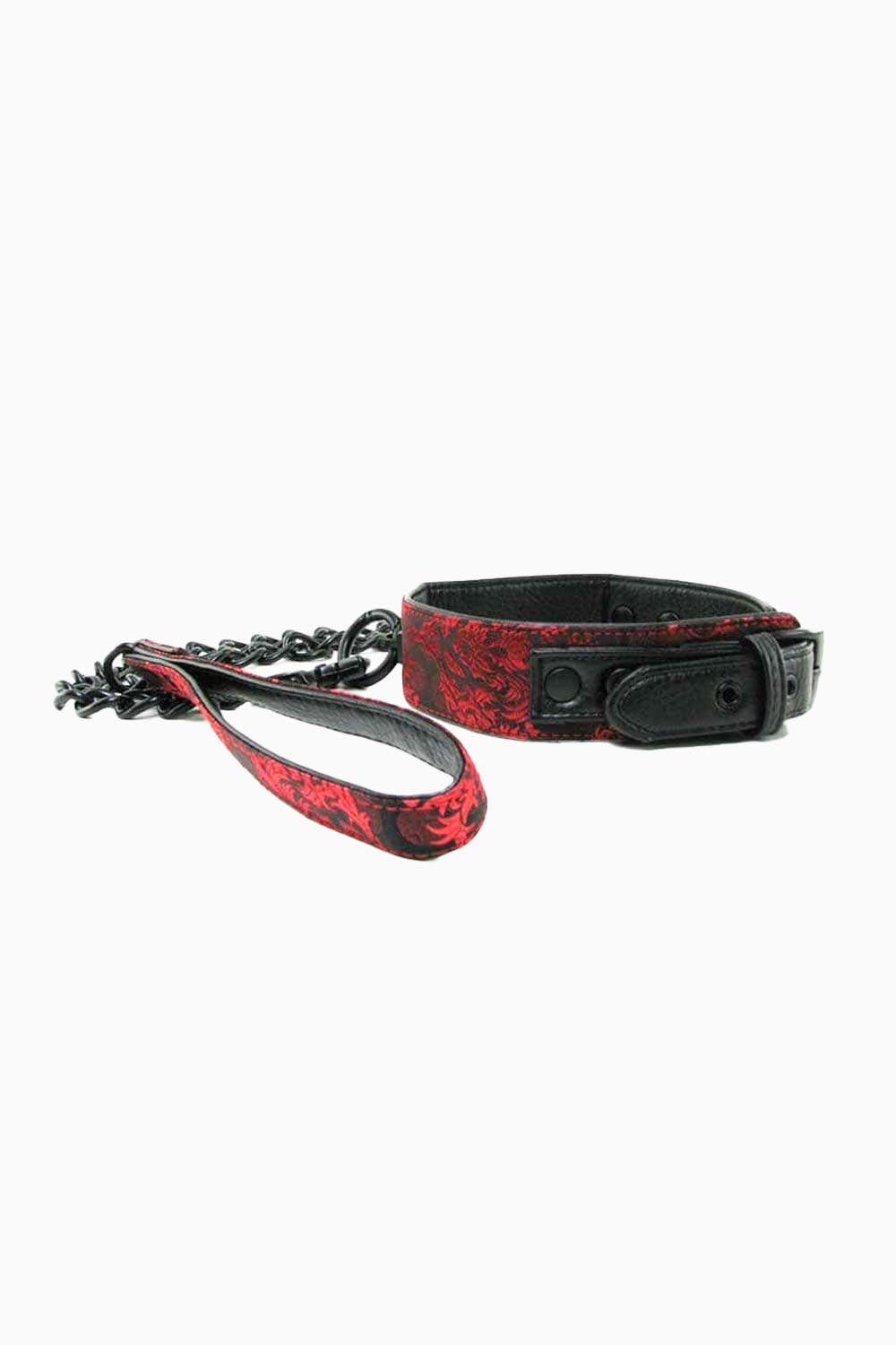 Bondage Collar with Leash - Adjustable Fetish Neck Restraint for BDSM, Role Play & Cosplay - Perfect for Dominance, Submission & Sensual Play