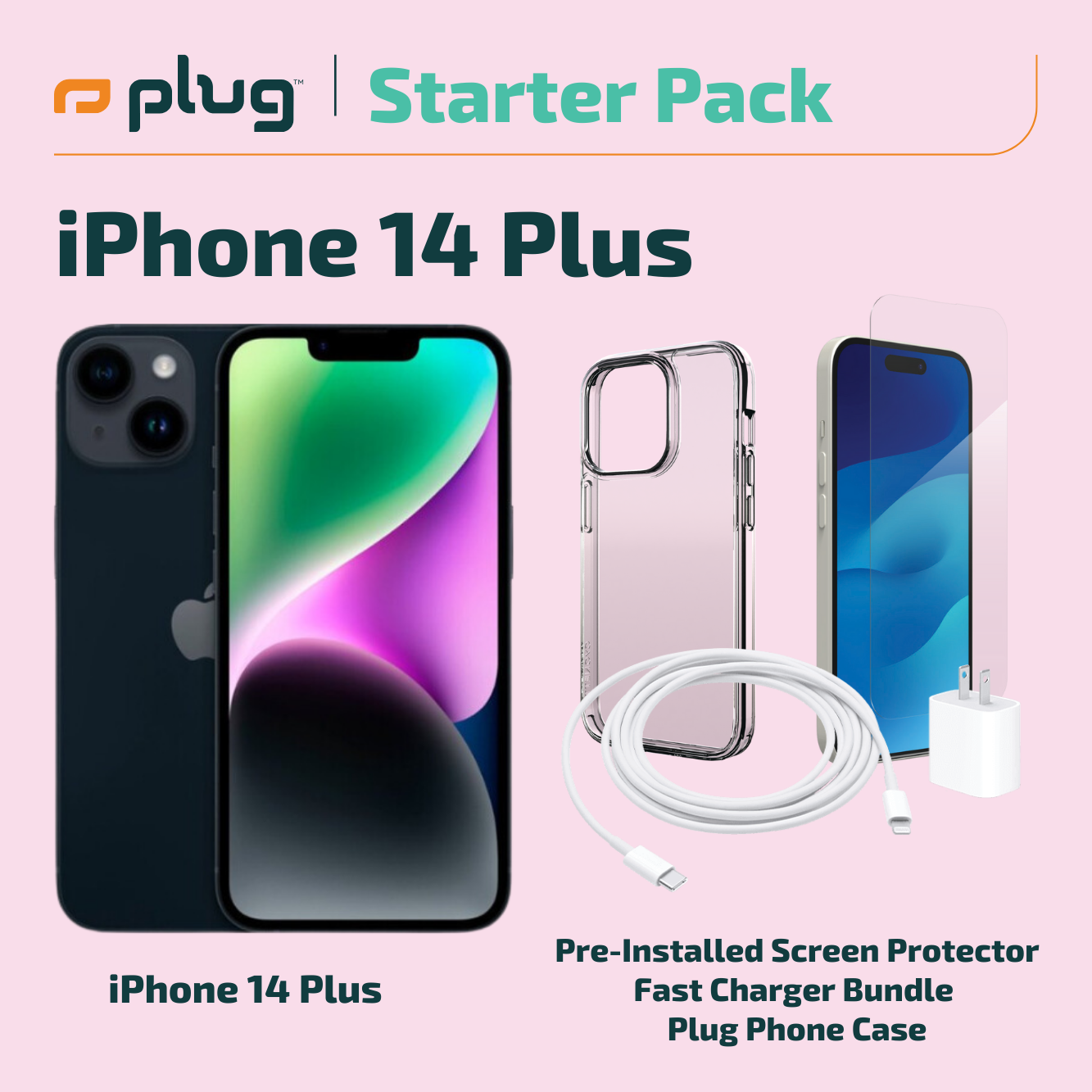 Apple iPhone 14 Plus Starter Pack - 6.7