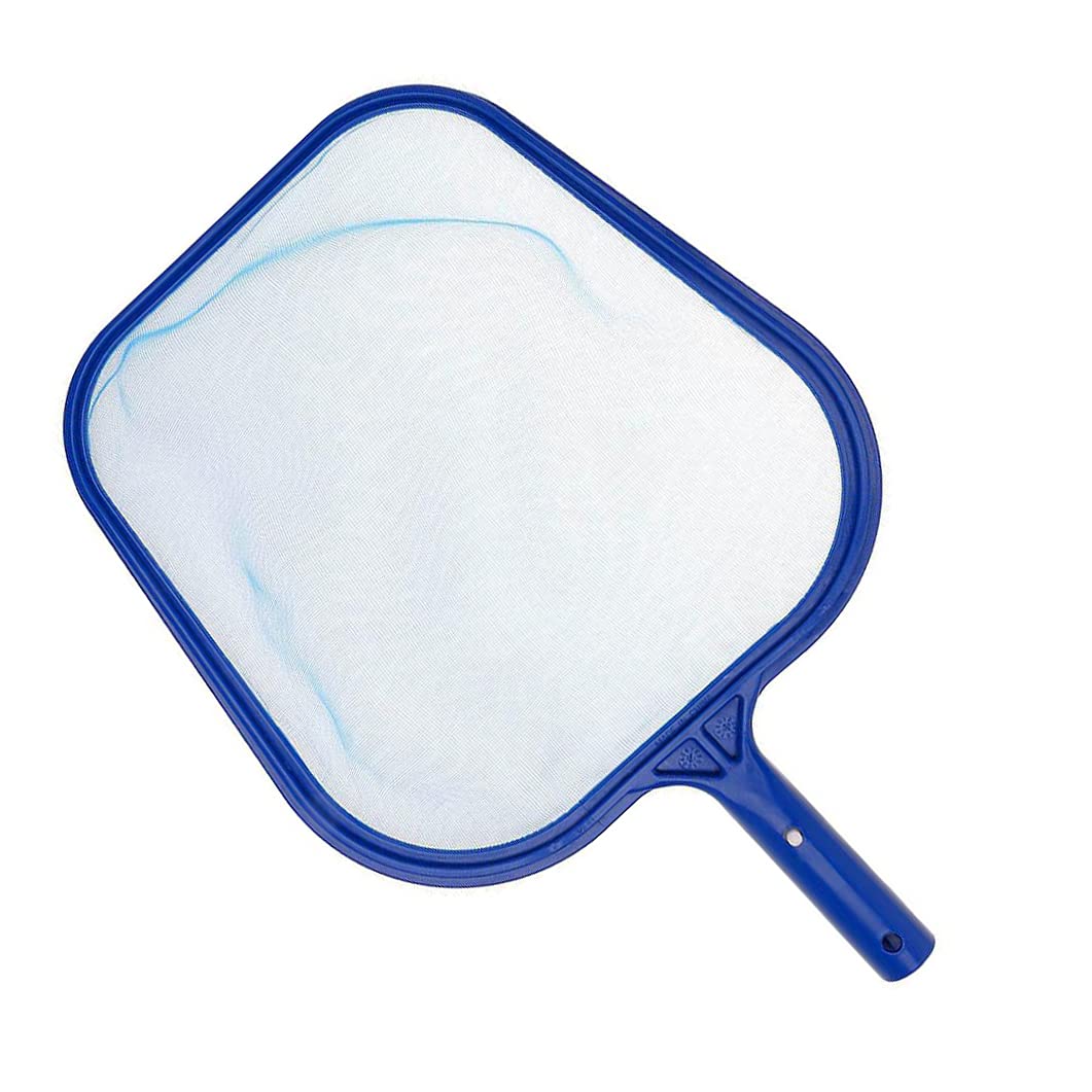 Premium Leaf Skimmer Net - Fine Mesh Pool Skimmer for Above Ground Pools, Hot Tubs, Spas & Fountains - Heavy Duty Swinging Pool Cleaner for Surface Debris Removal - Perfect for Swimming Pool Maintenance and Water Feature Cleaning
