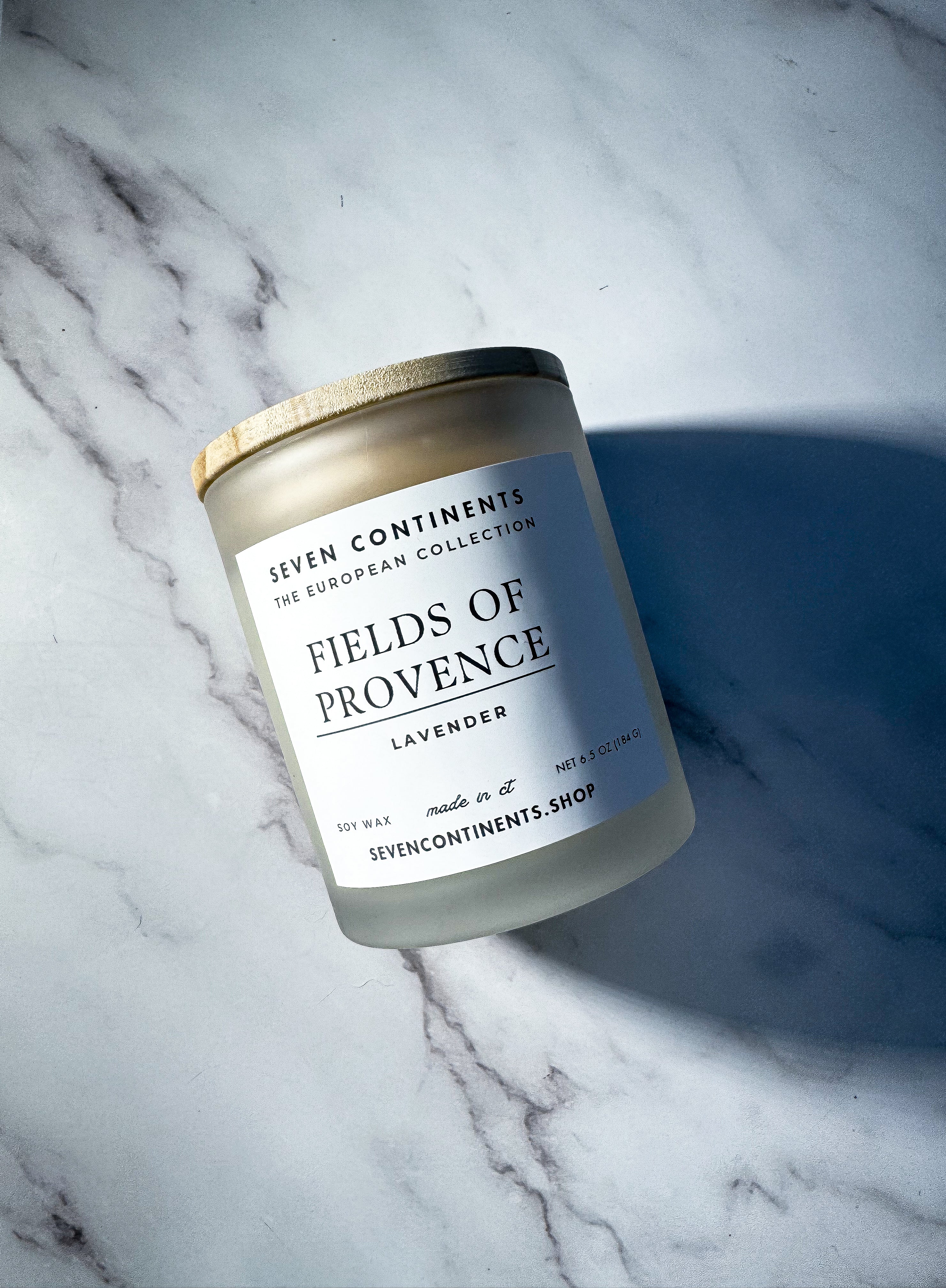 Fields of Provence Scented Candle - French Lavender & Herbal Aromatherapy Candle for Home, Relaxation & Gifts - Perfect for Bedroom, Bathroom & Meditation Spaces
