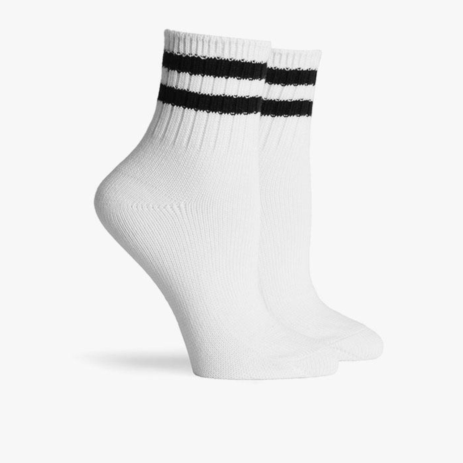 Aria Socks for Women - Soft Comfortable Cotton Ankle Socks (White) - Perfect for Yoga, Running & Everyday Wear