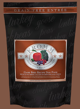 Fromm® Game Bird Recipe Grain-Free Dry Dog Food - High Protein, Natural Ingredients for All Breeds - Perfect for Active Dogs & Hunting Companions