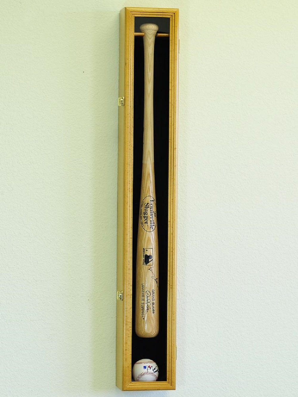 Premium Baseball Bat Display Case - UV Protection 98%, Lockable, Vertical & Horizontal Mounting - Perfect for Collectors, Sports Memorabilia, and Home Decor