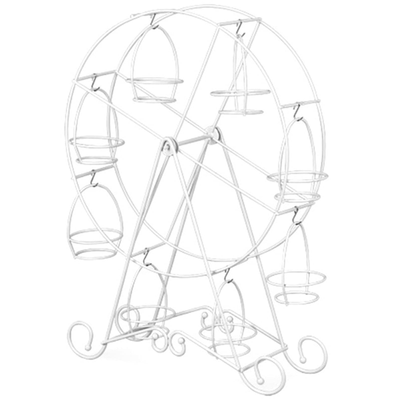 Rotating Cupcake Stand - 8 Tier Ferris Wheel Dessert Display for Parties, Baking & Home Decor | Perfect for Birthday Cakes, Wedding Desserts & Kitchen Organization