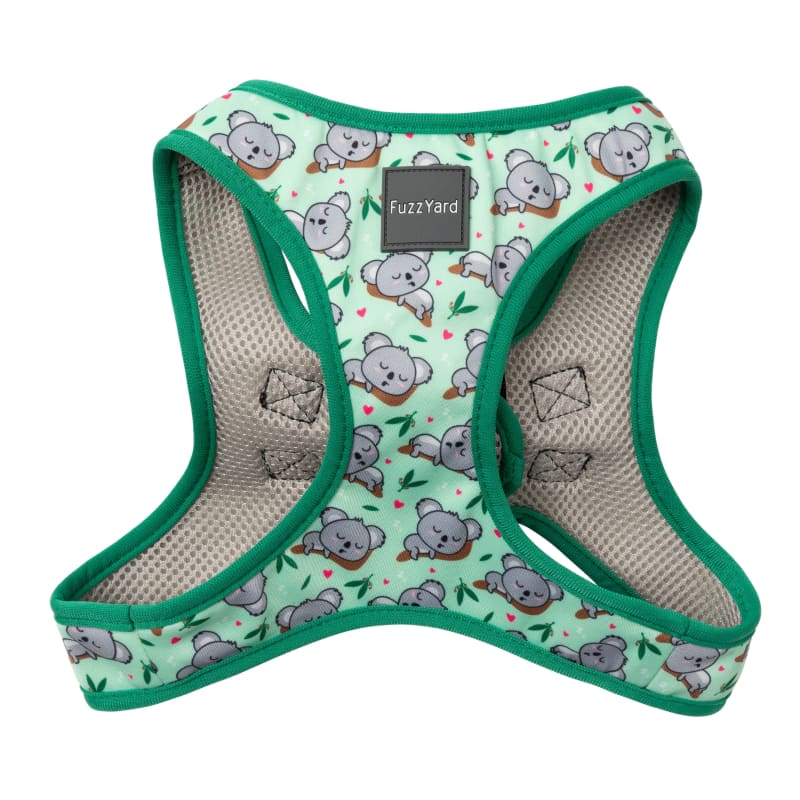 Fuzzyard Dreamtime Koalas Dog Step-in Harness - Adjustable Soft Padded Vest for Small Medium Large Dogs (6 Sizes) | Perfect for Walking, Hiking & Outdoor Adventures