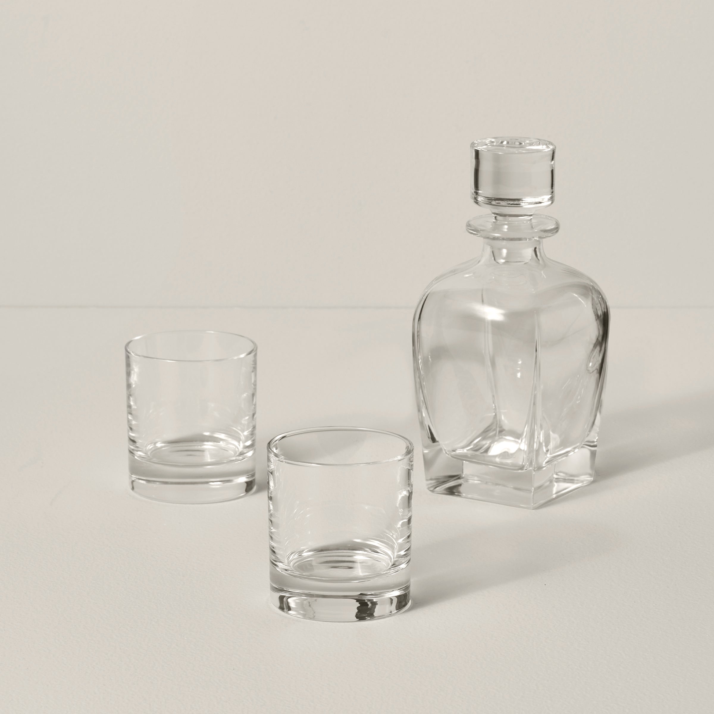 Premium Tuscany Classics 3-Piece Wine Decanter Set with 2 Crystal Glasses - Elegant Wine Aerator & Serving Set for Dinner Parties, Gifts & Home Bar Accessories