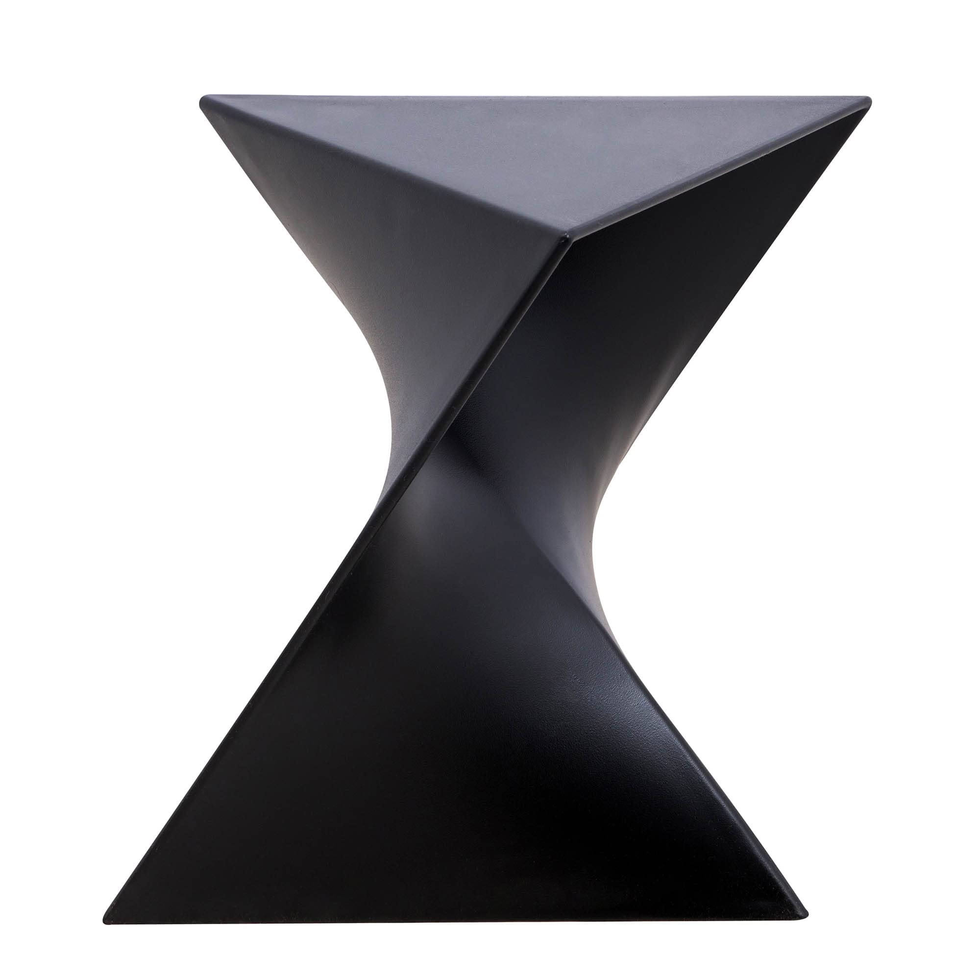 LeisureMod Randolph Modern Accent End Table - Black Side Table for Living Room, Bedroom & Office - Perfect for Coffee, Books & Decor