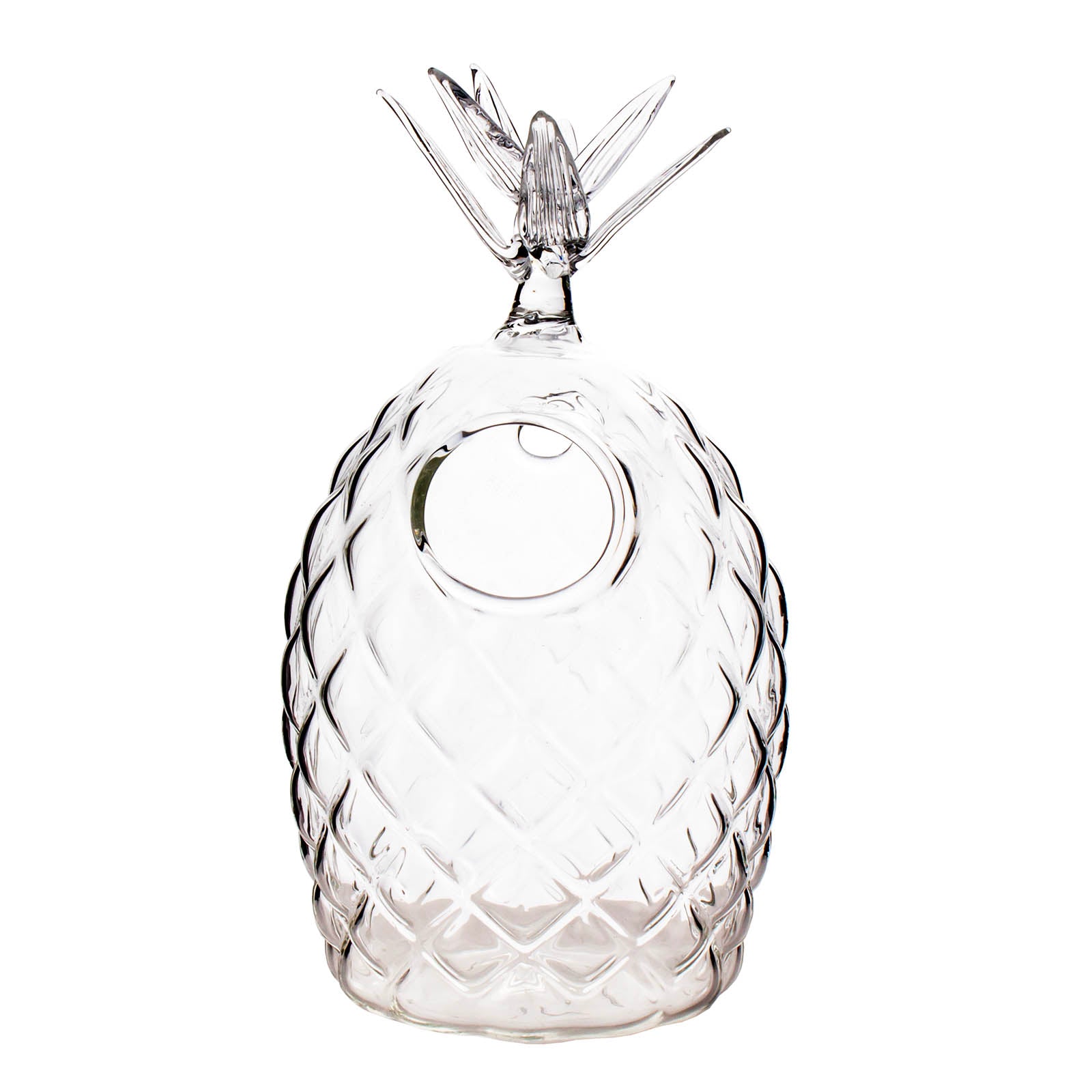 BarConic® 12 oz Glass Pineapple Tumbler - Perfect for Cocktails, Smoothies & Summer Drinks at Home or Parties