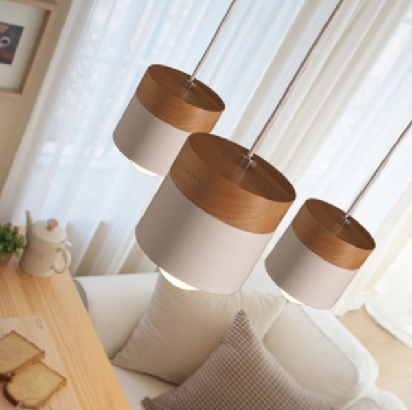 EDORA Scandinavian Pendant Light - Modern Nordic Style Hanging Lamp for Kitchen Island, Dining Room & Living Room Decor