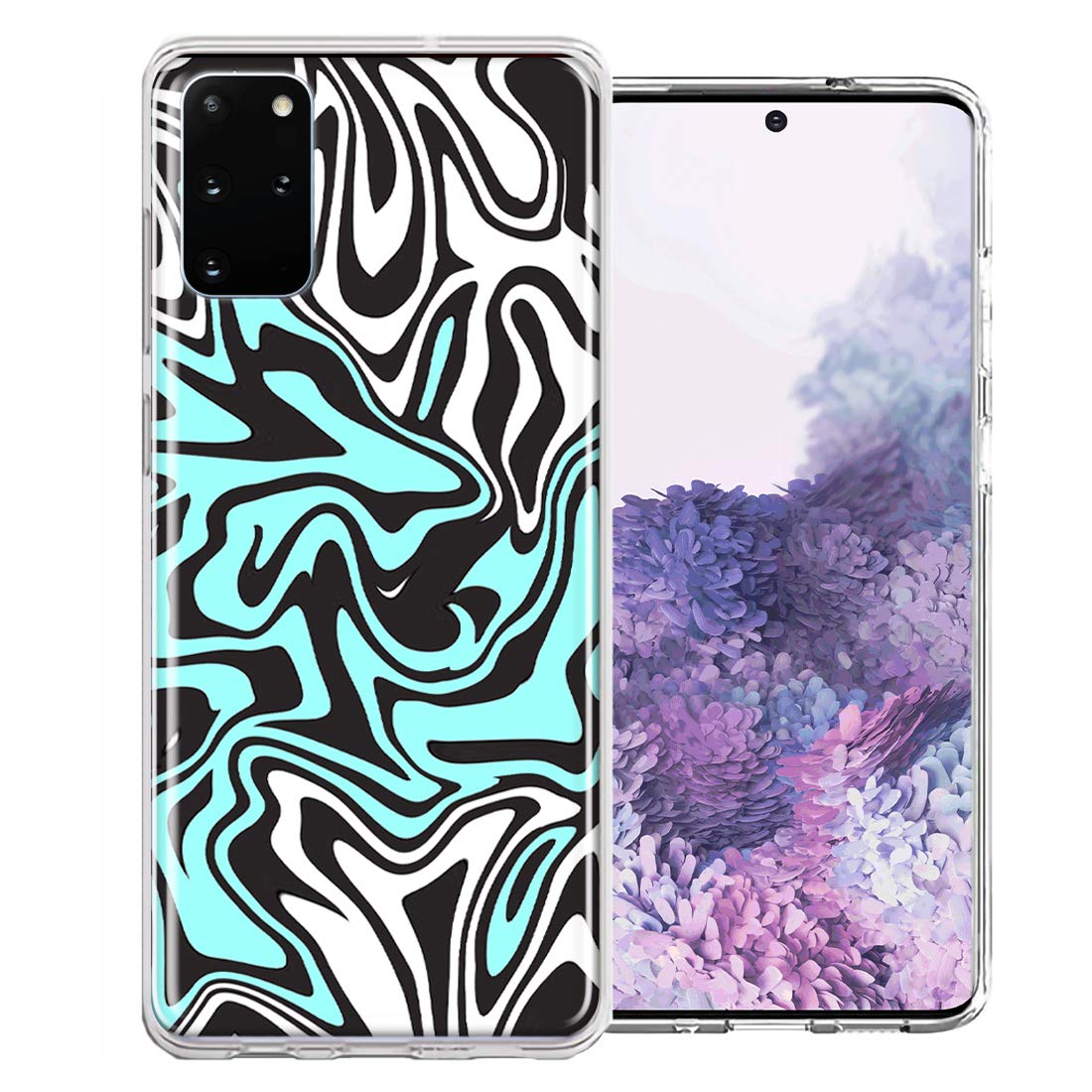 Samsung Galaxy S20 Case - Mint Black Abstract Design for Protection & Style | Perfect for Daily Use
