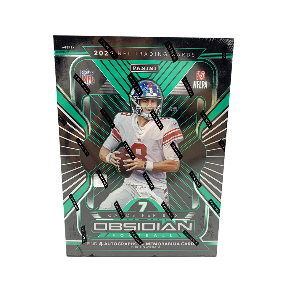 2020 Panini Obsidian Football Hobby Box - NFL Trading Cards Collection for Collectors & Investors - Perfect for Sports Memorabilia Displays & Fantasy Football Gifts