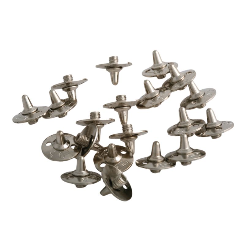 Kookaburra Metal Replacement Spikes - Durable Golf Cleats for Enhanced Traction & Stability - Perfect for Golf Shoes on Wet or Slippery Courses