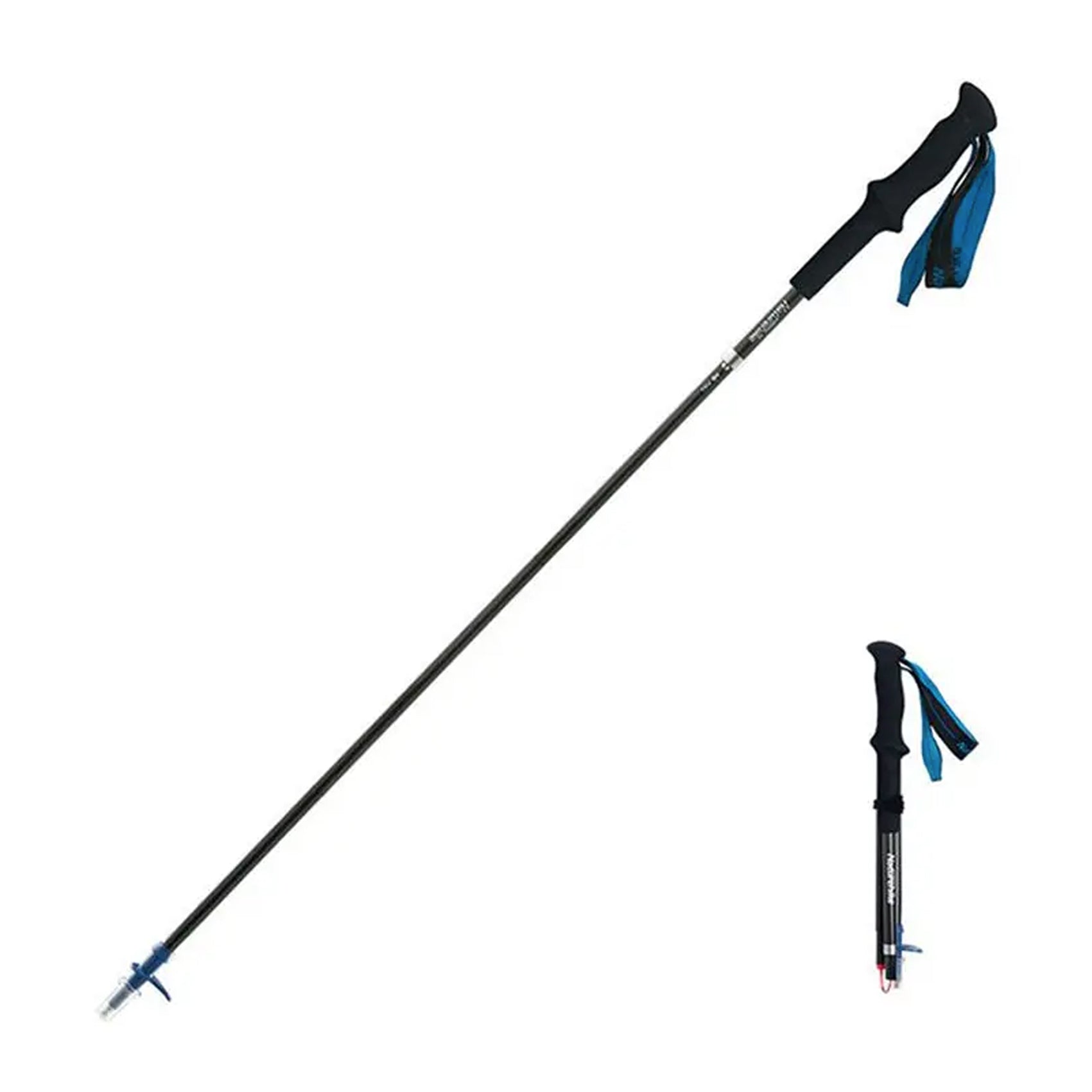 Naturehike Ultralight Carbon Fiber Trekking Poles - 120cm Adjustable Hiking Sticks for Running, Backpacking & Outdoor Adventures