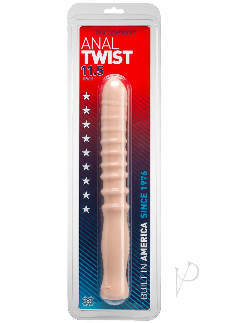 Anal Twist Probe with Easy Grip Handle - Premium Vanilla Scented Anal Stimulator for Men & Women - Perfect for Solo Play & Couples Intimacy