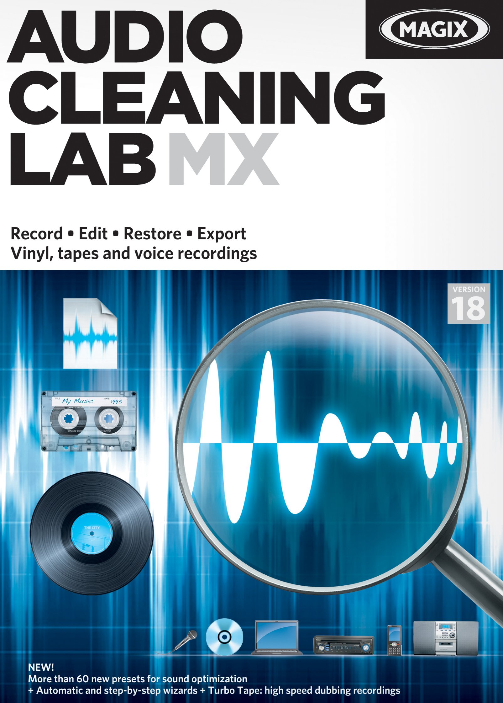 MAGIX Audio Cleaning Lab MX - Professional Audio Editing Software [Download] - Perfect for Podcasters, Musicians & Audio Enthusiasts