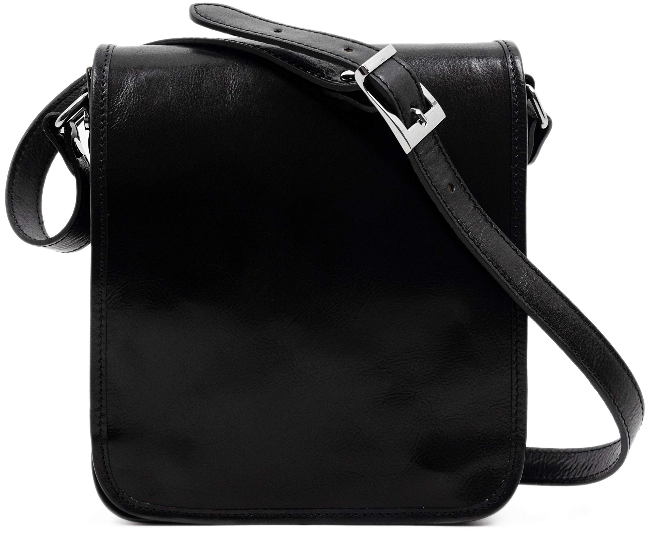 Premium Genuine Leather Messenger Bag for Men - Handmade Crossbody Shoulder Bag - Durable & Stylish for Work, Travel & Daily Commute