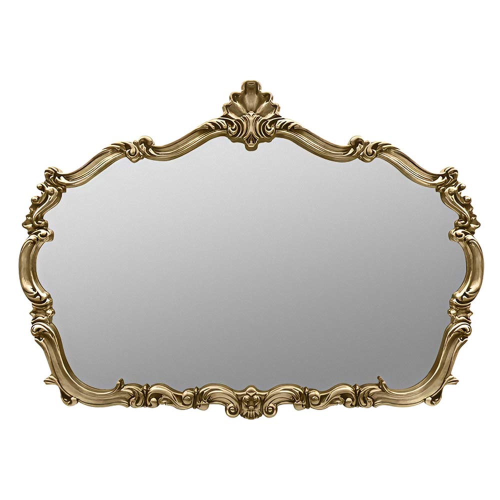 Nordic Style Bathroom Mirror - French Retro Wall Mounted Vanity Mirror for Dressing Table (70x100cm, 80x110cm, 90x120cm) - Perfect for Modern Bathrooms, Bedrooms & Luxury Home Decor