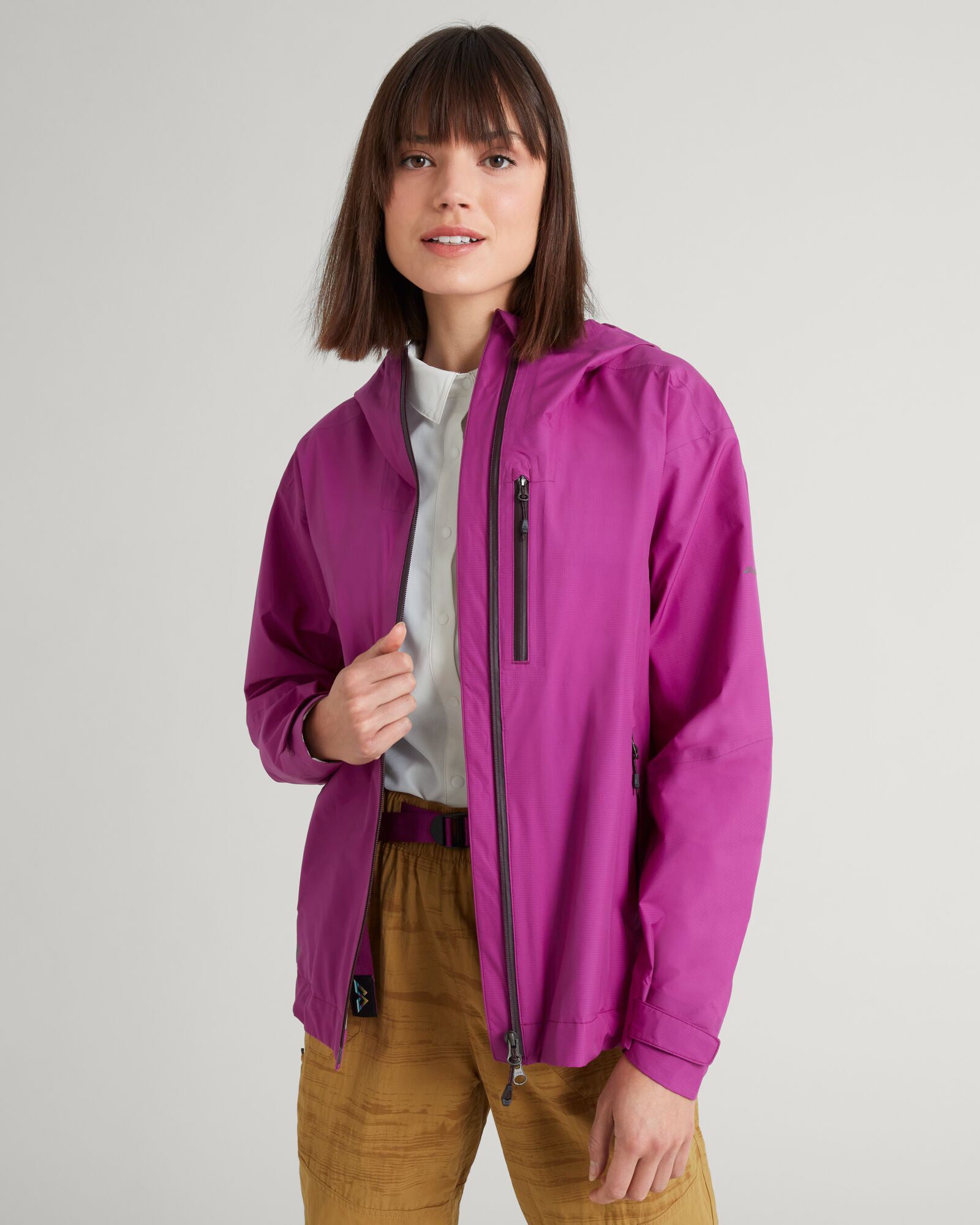 STORM Chaser 3 Layer Waterproof Windproof Women's Rain Jacket - Lightweight Outdoor Hiking Raincoat for Women - Perfect for Camping, Travel & Everyday Use
