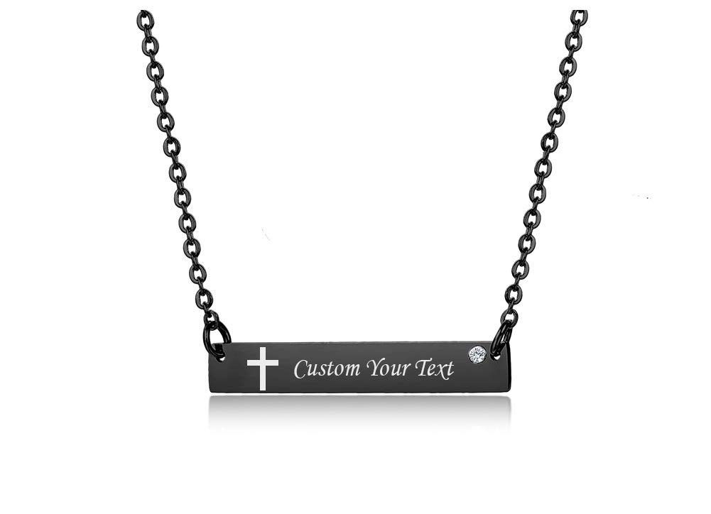 Christian Bible Verse Necklace - Stainless Steel Inspirational Jewelry for Women - Gift for Daughter, Sister, Best Friend - Perfect for Church & Daily Wear