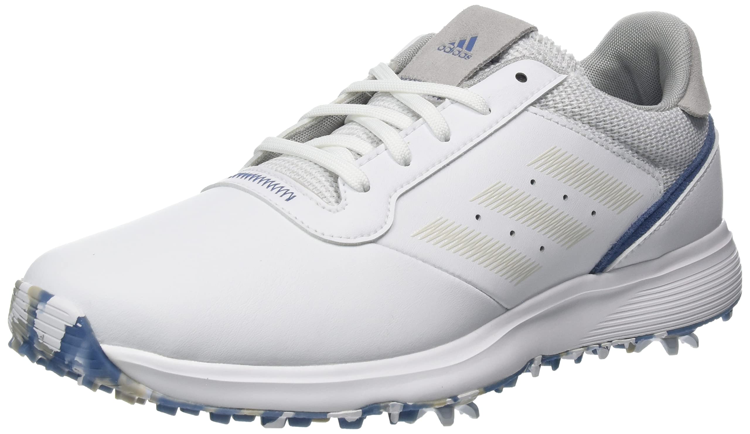 **Adidas Golf Men's 2021 S2G Spikeless Leather & Textile Waterproof Golf Shoes – Lightweight Comfort for All-Weather Performance on the Course**