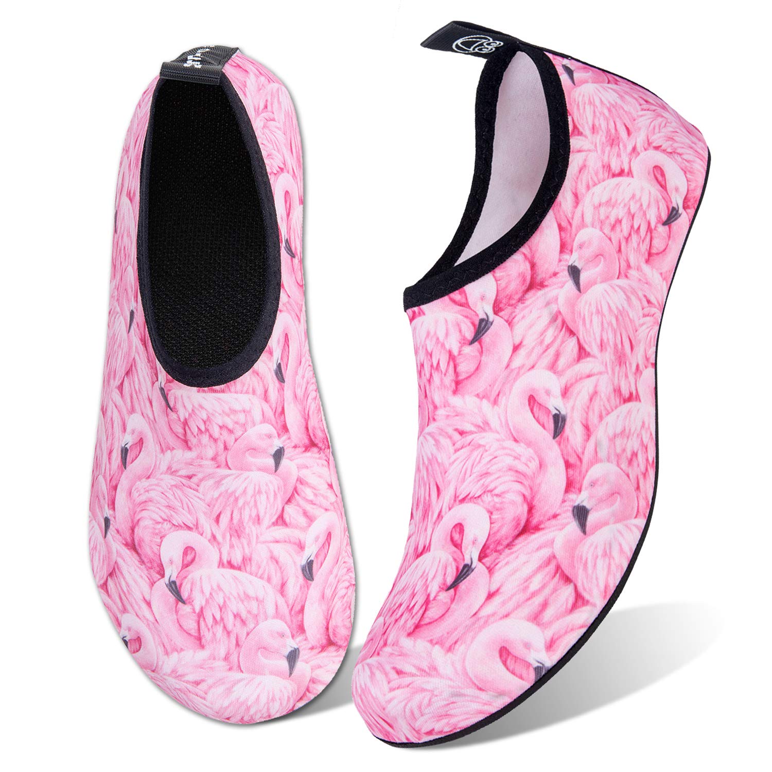 WateLves Water Shoes for Women & Men - Barefoot Quick-Dry Aqua Socks for Beach, Swim, Surf, Yoga & Exercise - Lightweight with Translucent Soles - Perfect for Water Sports, Poolside & Outdoor Activities