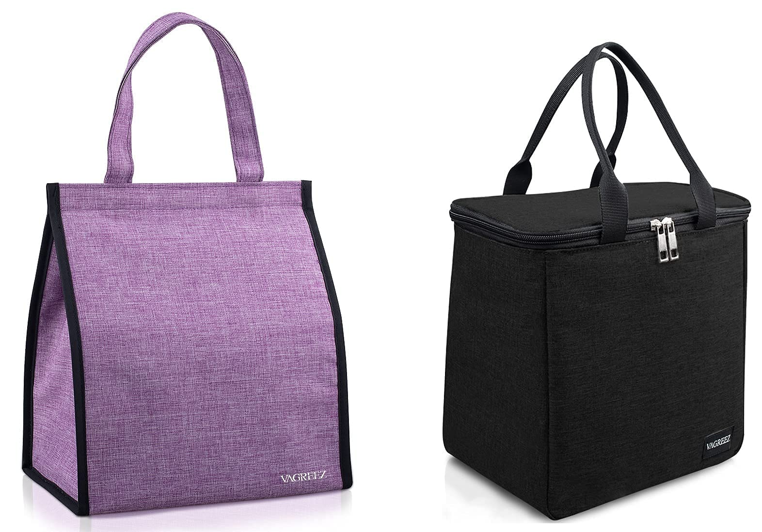 Large Insulated Lunch Bag for Women & Men - Zippered Thermal Tote for Work, School & Picnics - Keeps Food Fresh for Hours