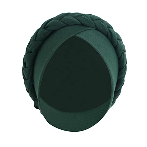 Women's Chemo Head Scarf - Soft Cotton Turban Hat for Cancer Patients, Head Wrap & Hair Cover for Women (Green, One Size) | Perfect for Chemotherapy, Hair Loss & Everyday Comfort