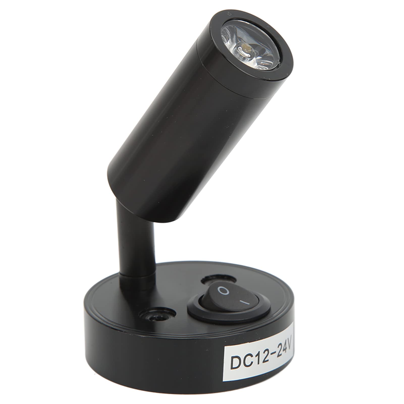 3W LED Spot Reading Lamp - High Brightness, Anti-Glare, Rustproof Wall Mounted Light for RV, Boat & Marine Use - Black/Neutral White - Perfect for Night Reading, Camping & Nautical Lighting