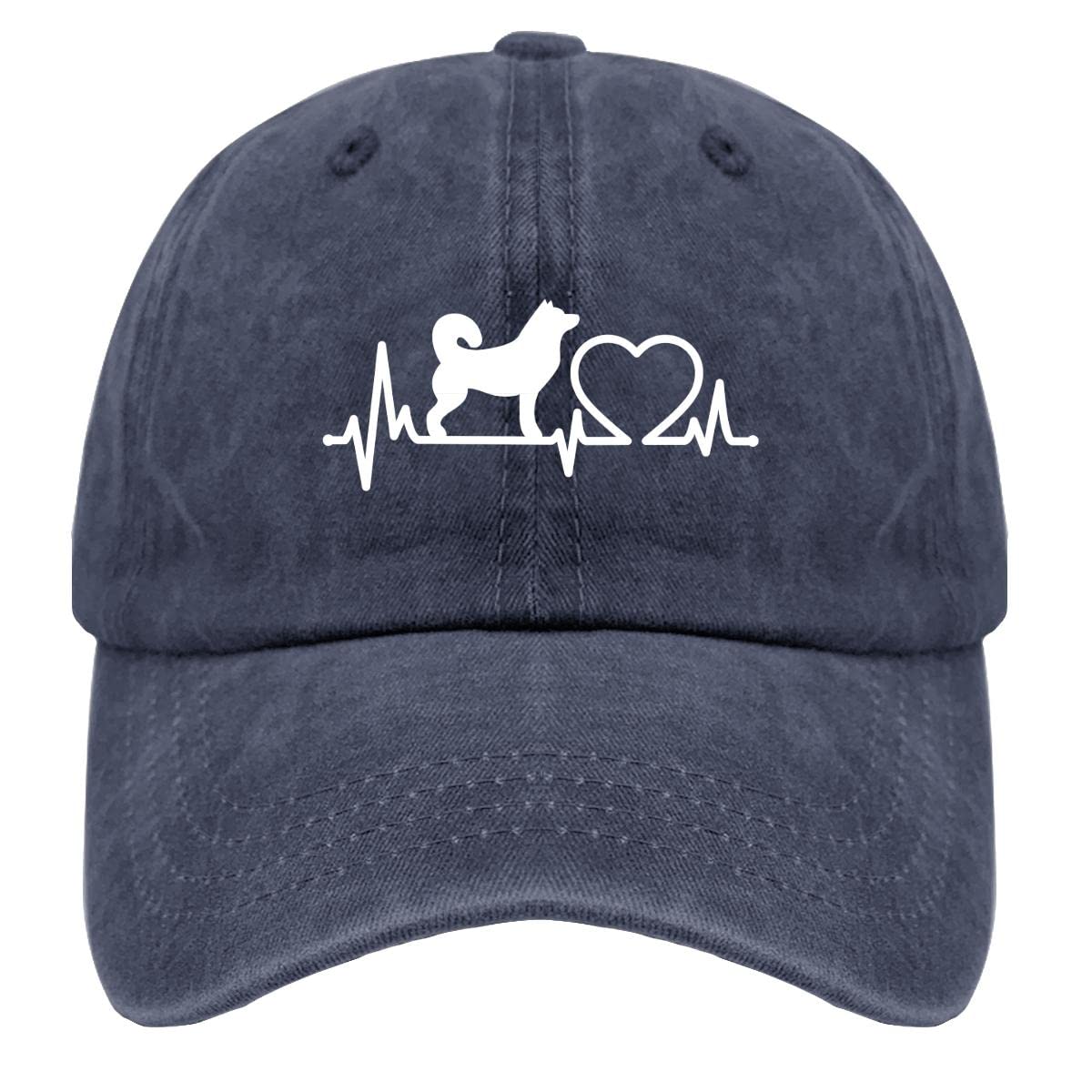 Adjustable Siberian Husky Baseball Cap for Women - Plain Dog Dad Hat - Perfect Gift for Dog Lovers - One Size Fits Most - Great for Outdoor Activities, Dog Walking & Casual Wear