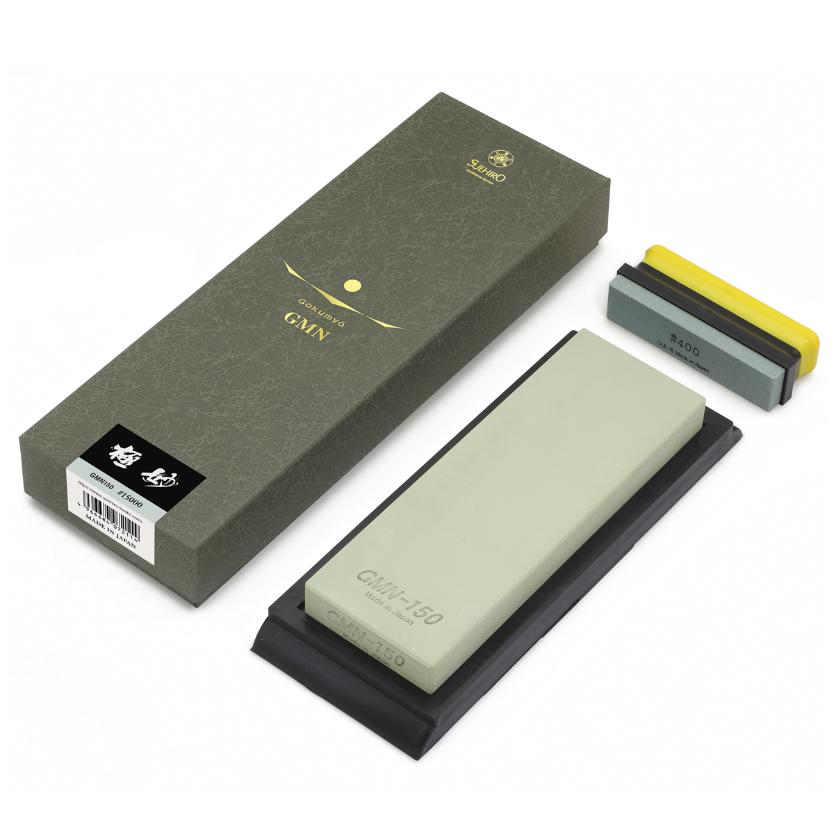 SUEHIRO GOKUMYO GMN150 #15000 Super Fine Ceramic Sharpening Stone - Professional Knife & Tool Sharpener for Kitchen, Woodworking & Outdoor Use